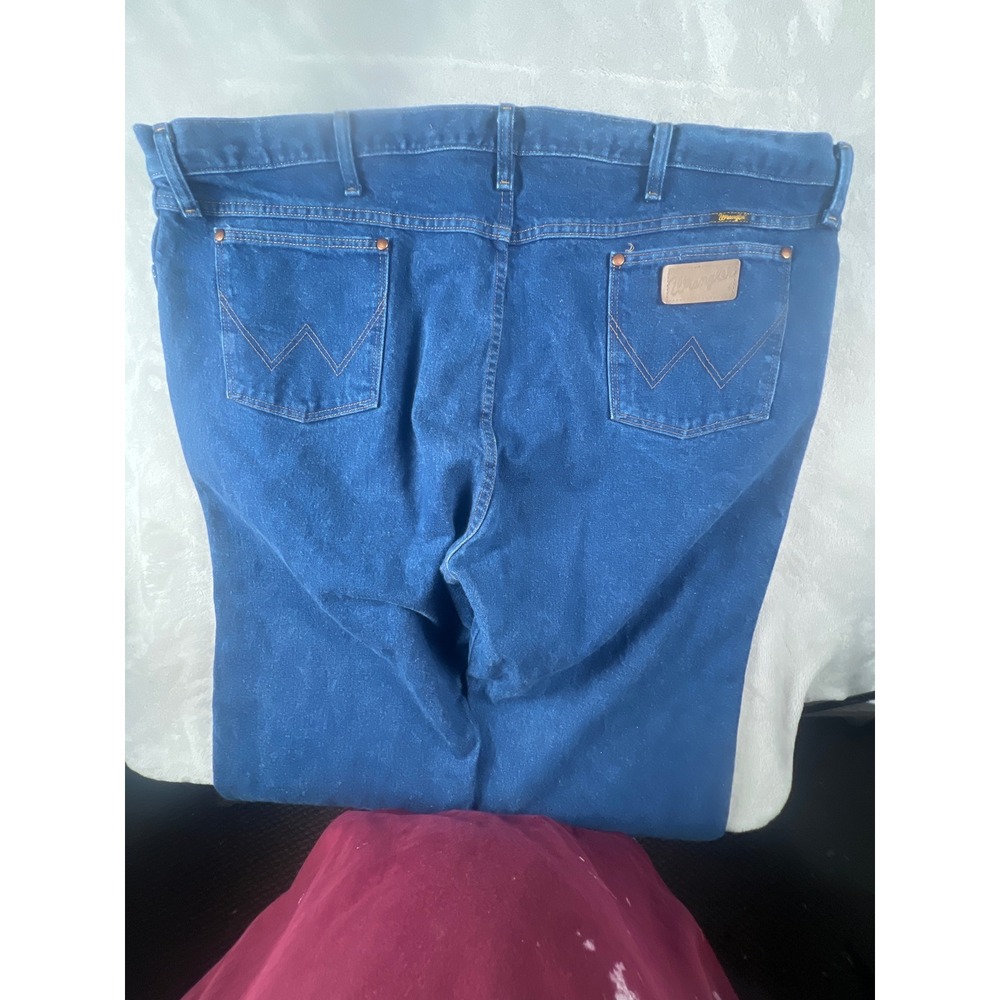 Wrangler Cowboy Cut 13MWZPW Me Blue Jeans 48x32 Original Fit Straight Leg Indigo